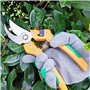 GRÜNTEK Sécateur de Jardin Cisaille Acier Inox. Sécateur à Lame Franche Universel. Coupe Ø à 18 mm. Ciseaux de jardinage Albatro