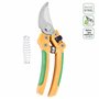 GRÜNTEK Sécateur de Jardin Cisaille Acier Inox. Sécateur à Lame Franche Universel. Coupe Ø à 18 mm. Ciseaux de jardinage Albatro