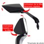 Rétroviseur moto Area1 F1 Sport en carbone (droite + gauche) 2xM10 filetage à droite. Compatible avec Mondial KOCA