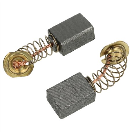 vhbw 2x Balais de charbon pour moteur 6 x 9 x 12mm compatible avec Makita 9528NB