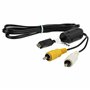 vhbw Adaptateur audio video AV câble en composite remplace Nikon EG-CP14 pour appareil photo