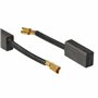 vhbw 2x balais charbon 5 x 8 x 16 mm compatible avec Fein FMM 250, FMM 250Q, FMT 250Q outil électrique, outil multifonction, gri