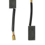 vhbw 2x balais charbon 5 x 8 x 16 mm compatible avec Fein FMM 250, FMM 250Q, FMT 250Q outil électrique, outil multifonction, gri