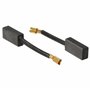 vhbw 2x balais charbon 5 x 8 x 16 mm compatible avec Fein FMM 250, FMM 250Q, FMT 250Q outil électrique, outil multifonction, gri
