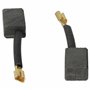 vhbw 2x balais charbon 5 x 8 x 16 mm compatible avec Fein FMM 250, FMM 250Q, FMT 250Q outil électrique, outil multifonction, gri