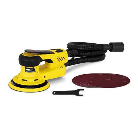 MSW Ponceuse Orbitale Électrique Professionnelle À Bois Métal Voiture Disque 150 mm Mini Petite MSW-ES-350 (350 W