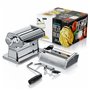 Machine à Pâtes Manuelle,7 Épaisseurs Réglables, En Acier Inoxydable avec Rouleau et 2 Cutters, Pasta Maker, À Pâtes Fraîches à 