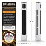 Brandson Premium Ventilateur Colonne ECO avec moteur DC 35 Watt – extrêmement silencieux – commande par appli – commande vocale 