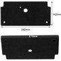 Filterwelt® Filtre éponge 12022801 pour sèche-linge à pompe à chaleur Bosch Siemens - Filtre de rechange pour socle - Ajustement