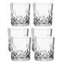 Intirilife Verres à Whisky 'Clasic' - 200ml - Lot de 6 verres à eau en cristal