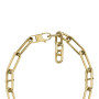 Fossil Heritage JF04583710 D-Link Glitz Chaîne pour femme en forme de Y Acier inoxydable Doré, Length: 443mm, Width: 27.9mm, Aci