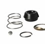 vhbw Manchon de protection de mandrin compatible avec BTI BHE 2-24 LR marteau perforateur, perceuse, noir/argenté