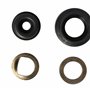 vhbw Manchon de protection de mandrin compatible avec BTI BHE 2-24 LR marteau perforateur, perceuse, noir/argenté