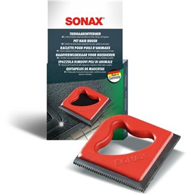 SONAX Raclette pour Poils d'animaux (1 pièce) élimine Rapidement et Facilement Les Poils d'animaux sur Les sièges