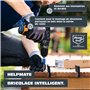 HELPMATE - Vis pour terrasse 5x60 acier inoxydable A2-50 vis pour planches + 2 embouts T25 - Vis pour l'extérieur (construction 