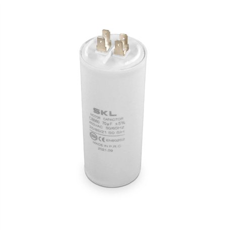 DL-pro Condensateur universel 70 µF 450 V Ø 50 x 120 mm avec connecteurs AMP 6