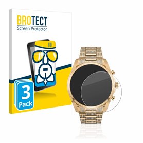 brotect Protection Écran Verre pour Michael Kors Access Gen 6 Bradshaw (3 Pièces) Film Protecteur Vitre 9H [Anti-Rayures