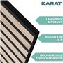 KARAT Panneaux acoustiques - Panneaux muraux avec placage en bois véritable pour une acoustique agréable dans la pièce - Mur à l