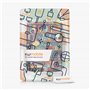 kwmobile Étui Compatible avec Pocketbook InkPad 4 / Color 3 / Color 2 Coque - Étui à Rabat magnétique Tablette eReader Similicui