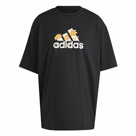 T-shirt à manches courtes femme Adidas Flower Pack Bos Noir