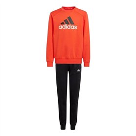 Survêtement Enfant Adidas JUNIOR ESSENTIALS BIG LOGO FLEECE TRACKSUIT IX9517 Rouge