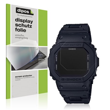 dipos I 6x Protection ecrán mat compatible avec Casio G-Shock GW-B5600BC-1B Films de protection d'écran