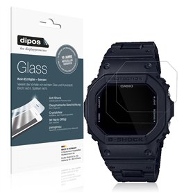dipos I 2x Protection ecrán compatible avec Casio G-Shock GW-B5600BC-1B Verre souple Film Protecteur 9H