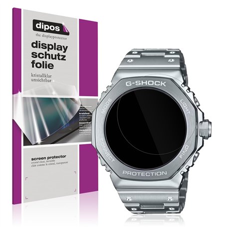 dipos I 6x Protection ecrán compatible avec Casio G-Shock GM-B2100D Films de protection d'écran transparent