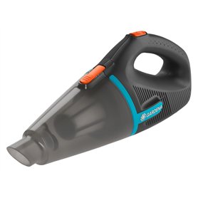 Gardena aspirateur à main d’extérieur EasyClean Li + station de charge murale : aspirateur sur batterie pour particules humides