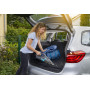 Gardena aspirateur à main d’extérieur EasyClean Li + station de charge murale : aspirateur sur batterie pour particules humides 