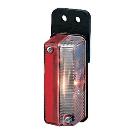 HELLA 2XS 005 020-011 Feu d'encombrement - 12/24V - Montage en saillie - Couleur du voyant: limpide/rouge - Montage en saillie l