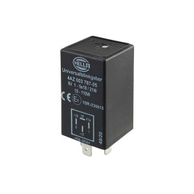 HELLA 4Az 003 787-051 Centrale Clignotante - 6V - 4Pôle - Montage En Saillie/Inséré - Électronique - Avec Support