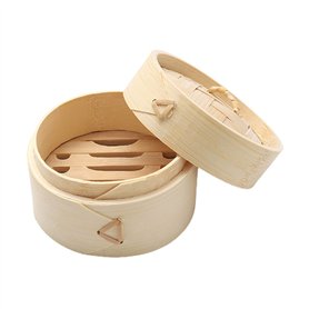 Panonw Lot de 2 porte-savons en bambou naturel avec couvercle et distributeur de savon pour salle de bain