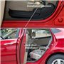 AVNEGHK 4 pièces Acier Inoxydable Protecteur de seuil de Porte de Voiture Plinthes pour Renault Kadjar 2015 2016 2017 2018 2019 
