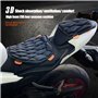 WFYBMB 2 Pièces Coussin De Selle Moto pour Piaggio MP3 500, Universel Tapis Moto Anti-Vibrations Respirant Anti-Dérapante, pour 