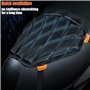 WFYBMB 2 Pièces Coussin De Selle Moto pour Piaggio MP3 500, Universel Tapis Moto Anti-Vibrations Respirant Anti-Dérapante, pour 