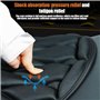 WFYBMB 2 Pièces Coussin De Selle Moto pour Piaggio MP3 500, Universel Tapis Moto Anti-Vibrations Respirant Anti-Dérapante, pour 