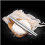 ZMREN Rouleaux à Pâtisserie en 304 Acier Inoxydable, pour la Cuisson de pâte à Pizza, Tarte, Biscuit (32.5CM)