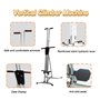RIEONA Grimpeur Vertical Réglable, Stepper Pliable avec Écran LCD, Multifonction Vertical Climber Stepper, Équipement De Fitness