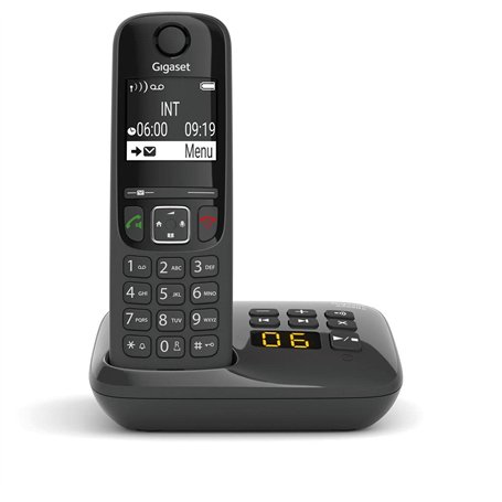 GIGAset AS690A - noir - téléphone résidentiel sans fil avec répondeur - Français