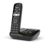 GIGAset AS690A - noir - téléphone résidentiel sans fil avec répondeur - Français