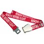 Skybelt Ceinture d'avion REMOVE BEFORE FLIGHT - Rouge