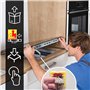 KKT KOLBE Plaque à induction / 77 cm / 11,2 kW / 5 Zones de cuisson / 9 niveaux de puissance / 2 zones flexibles/Chauffage rapid