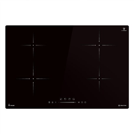 KKT KOLBE IH87704RL Plaque à induction 80 cm | Plaque à induction autonome | Sans cadre | 4 zones | 9 niveaux | Chauffage rapide