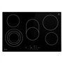 Plaque de cuisson vitrocéramique 80 cm / 8,7 kW / 5 zones de cuisson / 9 niveaux de puissance / Triple et zone de cuisson / CH77