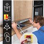 Plaque de cuisson vitrocéramique 80 cm / 8,7 kW / 5 zones de cuisson / 9 niveaux de puissance / Triple et zone de cuisson / CH77