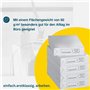 SCHÄFER SHOP Lot de 5 paquets de 500 feuilles de papier A4 - 80 g/m² - Pour imprimante laser et fax - Blanc