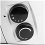 Deuba Radiateur électrique effet cheminée LED transportable 2 niveaux chauffage pour intérieur décoration