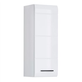 trendteam smart living 1116-501-01 Skin Placard Murale de Salle de Bain Blanc Ultrabrillant LxHxP 30x77x23 cm