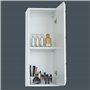 trendteam smart living 1116-501-01 Skin Placard Murale de Salle de Bain Blanc Ultrabrillant LxHxP 30x77x23 cm